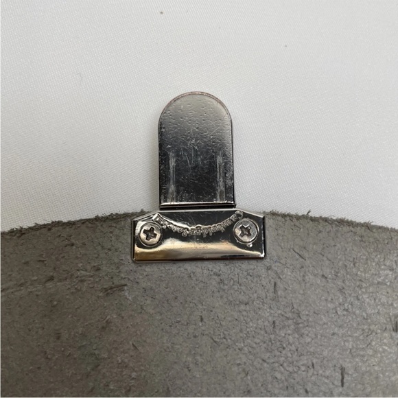 The Cambridge Satchel Company Push Lock Crossbody Bag Stone Size 7.5” - Picture 8 of 9